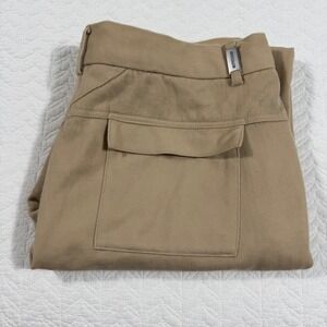 Represent Split Pant Mens XL 34x29 Tan Minimalist 100% Virgin Wool Trousers EUC